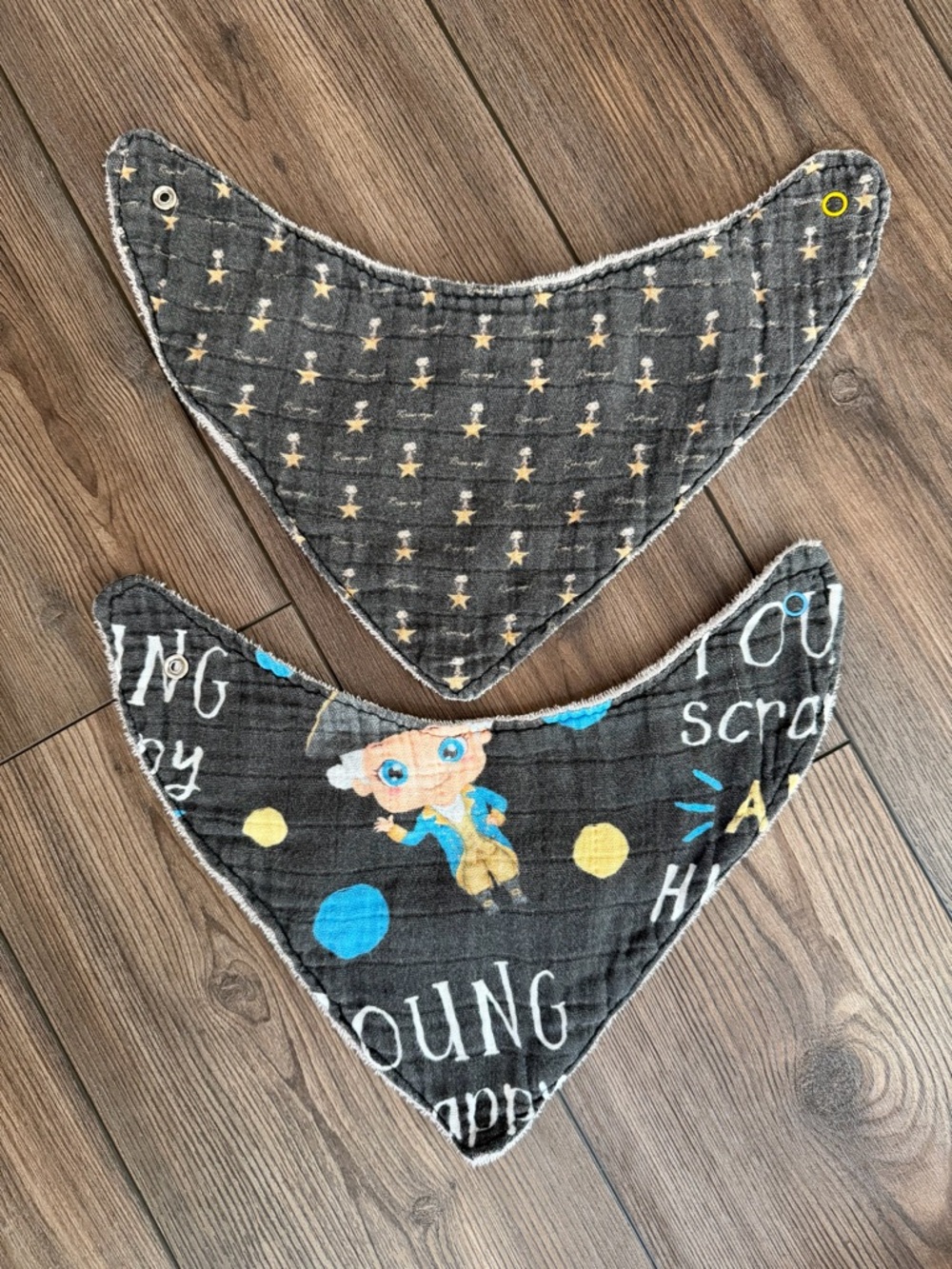 Hamilton inspired Bandana Bibs